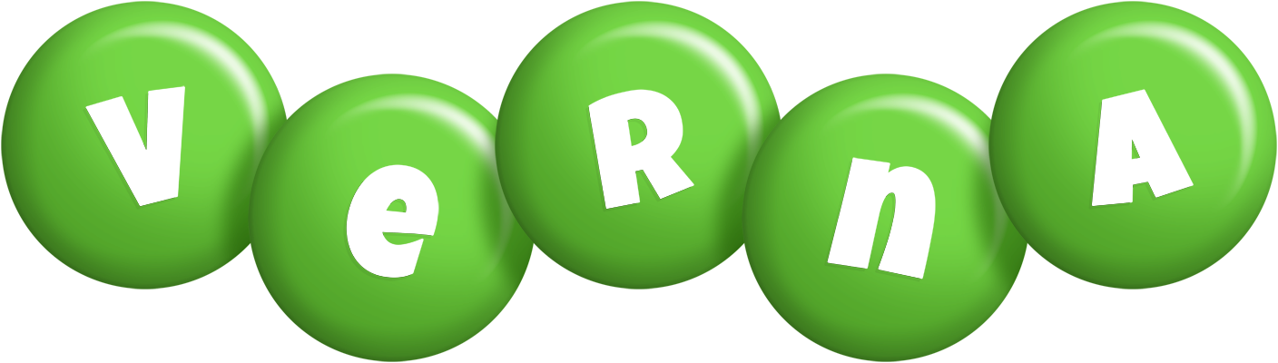 Verna candy-green logo