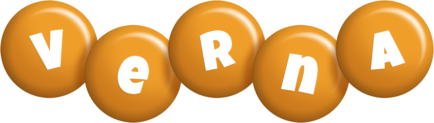 Verna candy-orange logo