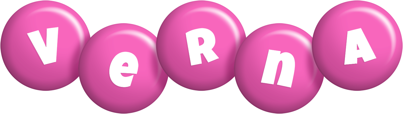 Verna candy-pink logo