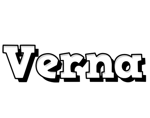 Verna snowing logo