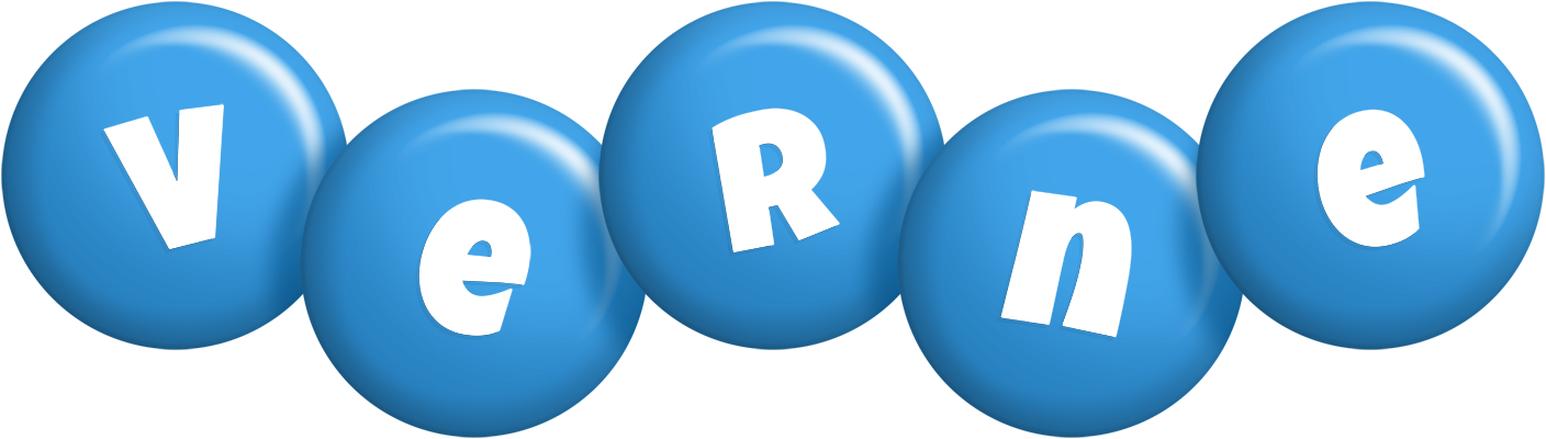 Verne candy-blue logo