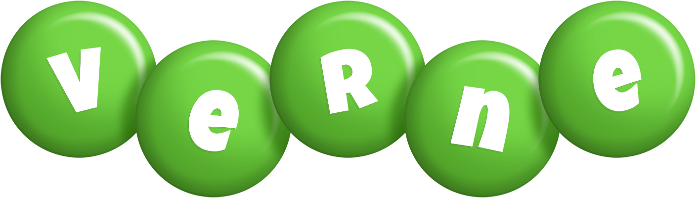 Verne candy-green logo