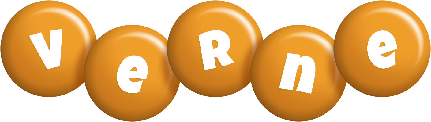 Verne candy-orange logo