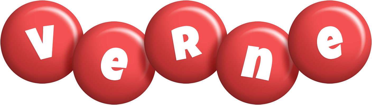 Verne candy-red logo