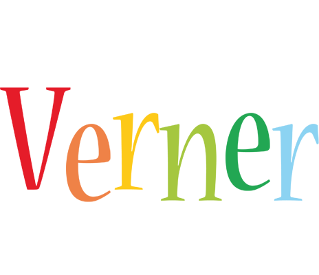 Verner birthday logo
