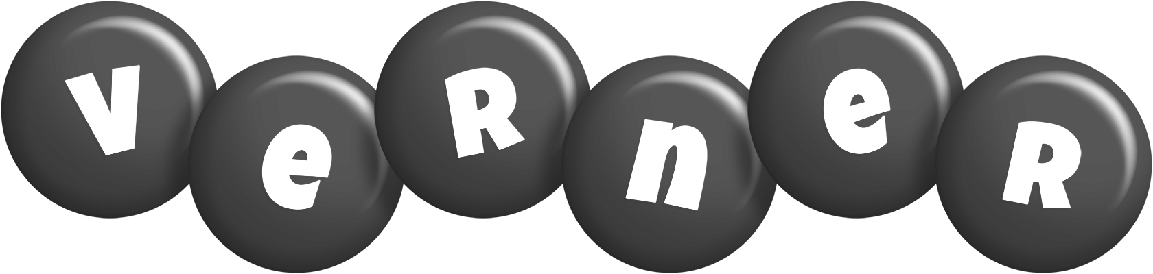 Verner candy-black logo