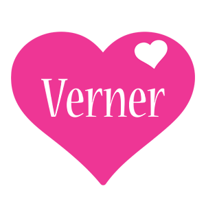 Verner love-heart logo