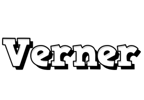 Verner snowing logo