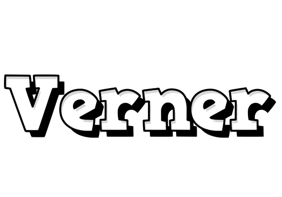Verner snowing logo