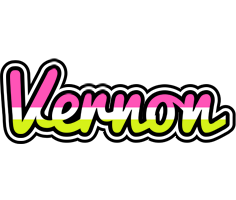 Vernon candies logo