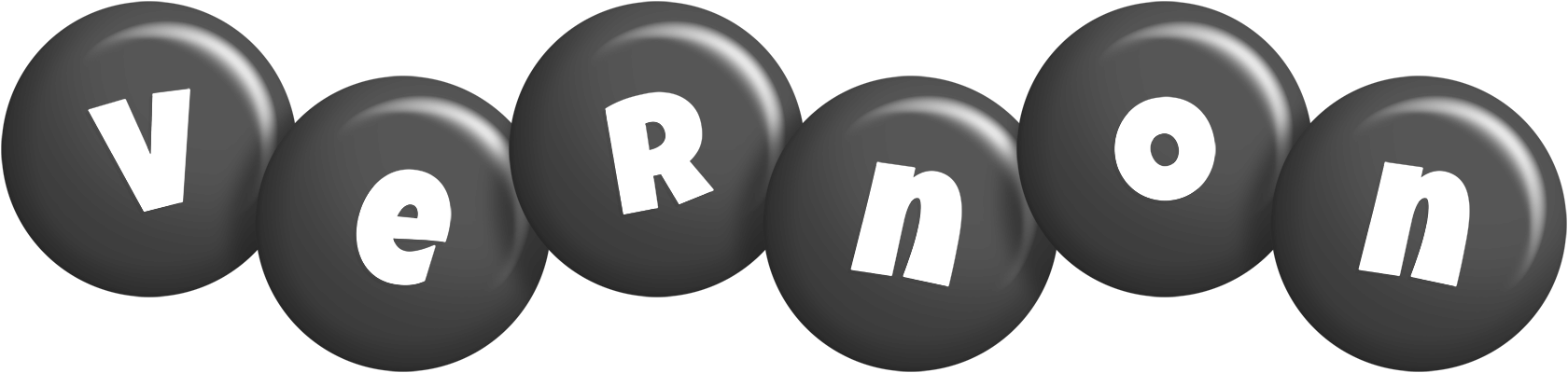 Vernon candy-black logo