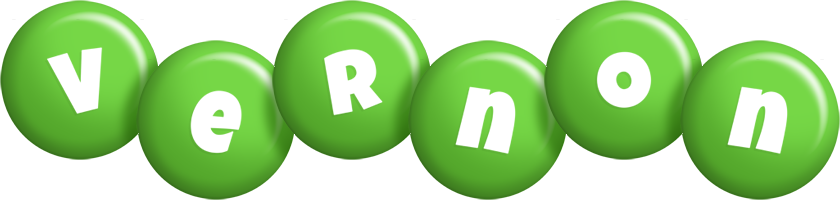 Vernon candy-green logo
