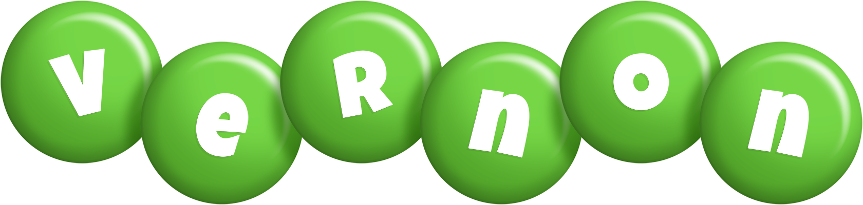 Vernon candy-green logo