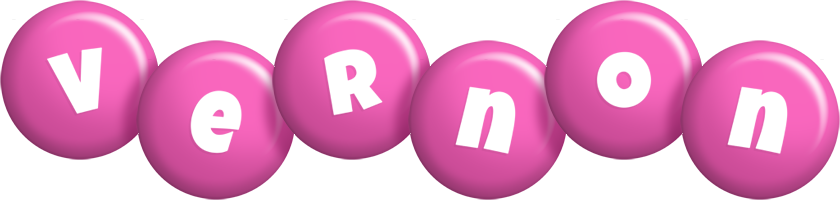 Vernon candy-pink logo