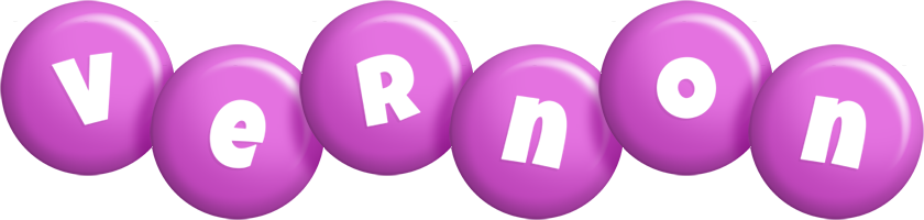 Vernon candy-purple logo