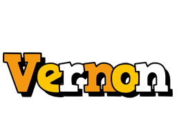 Vernon cartoon logo