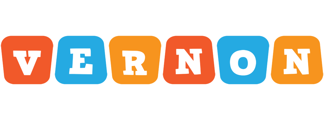 Vernon comics logo