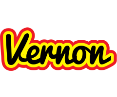 Vernon flaming logo