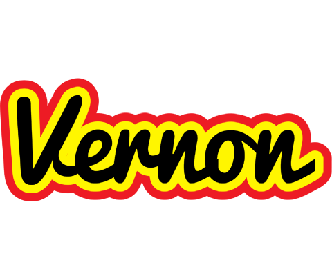 Vernon flaming logo