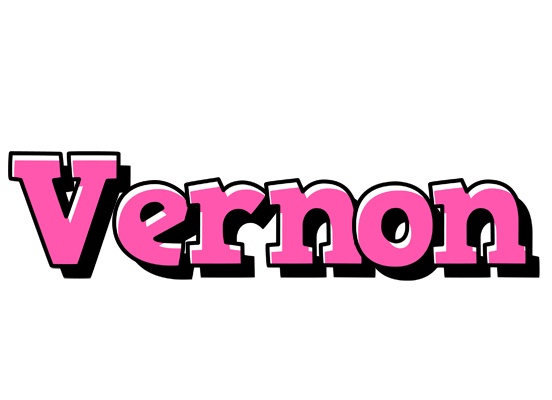 Vernon girlish logo