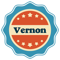 Vernon labels logo