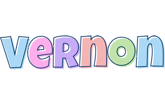 Vernon pastel logo