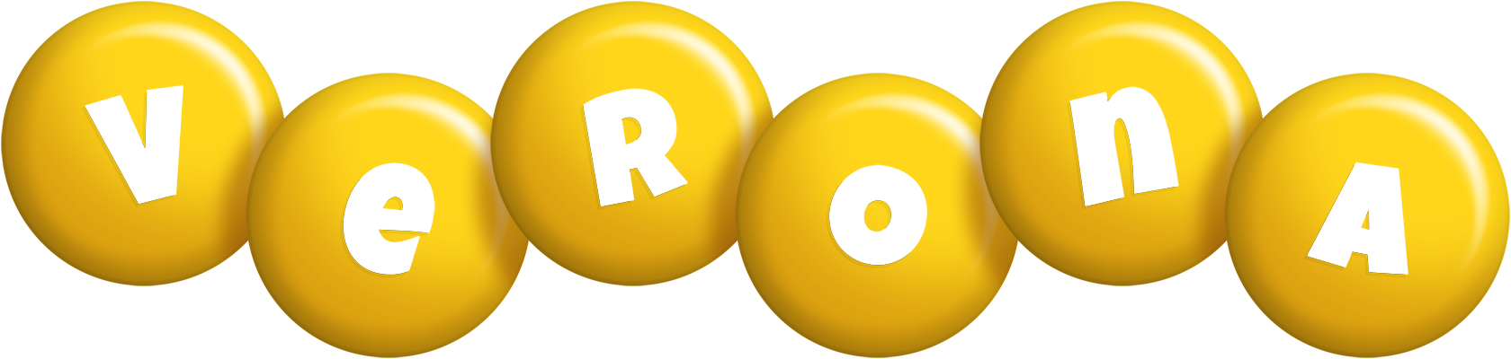 Verona candy-yellow logo