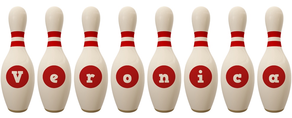 Veronica bowling-pin logo