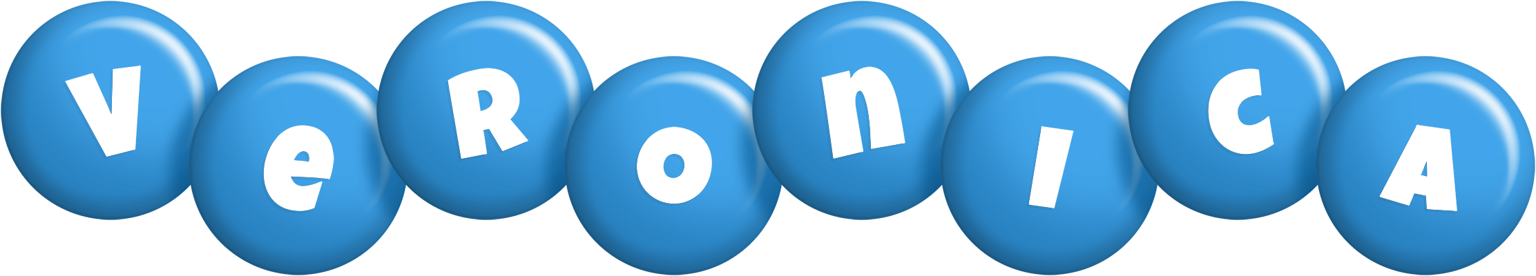 Veronica candy-blue logo