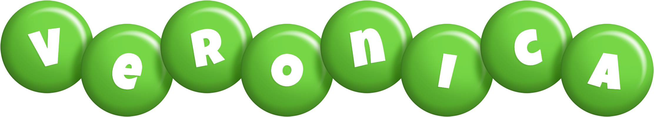 Veronica candy-green logo
