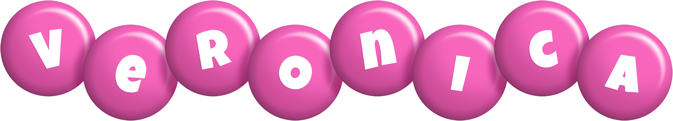 Veronica candy-pink logo
