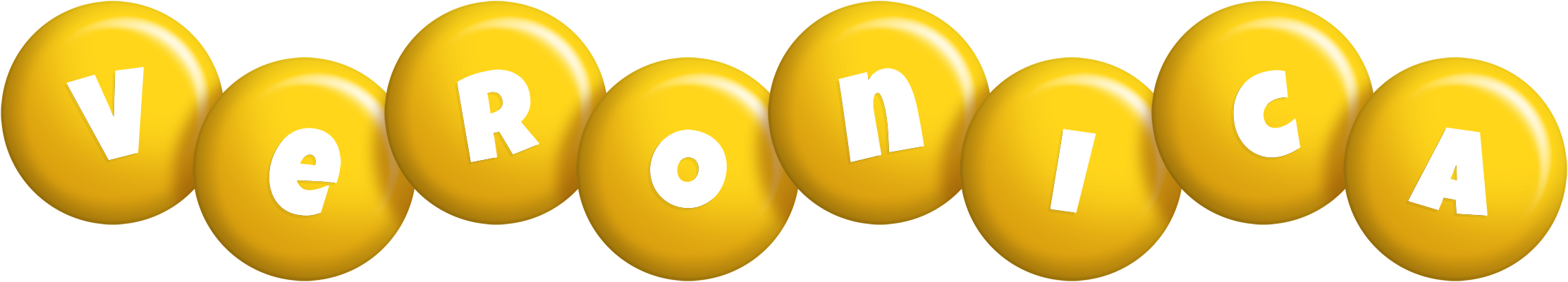 Veronica candy-yellow logo