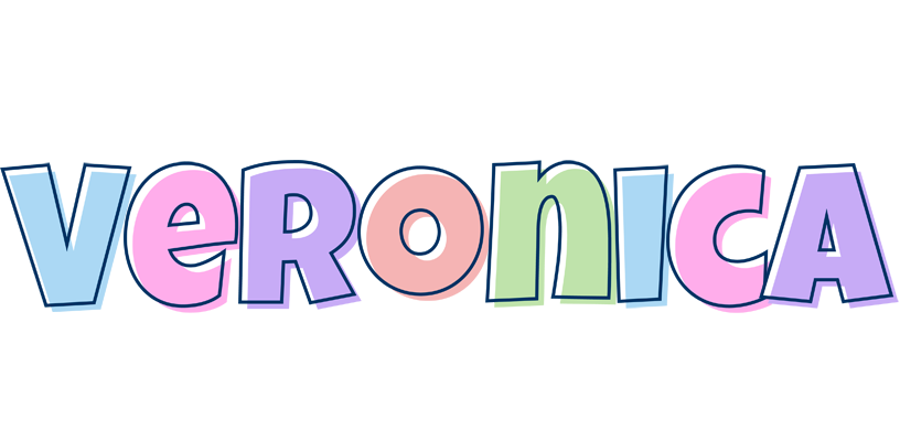 Veronica pastel logo