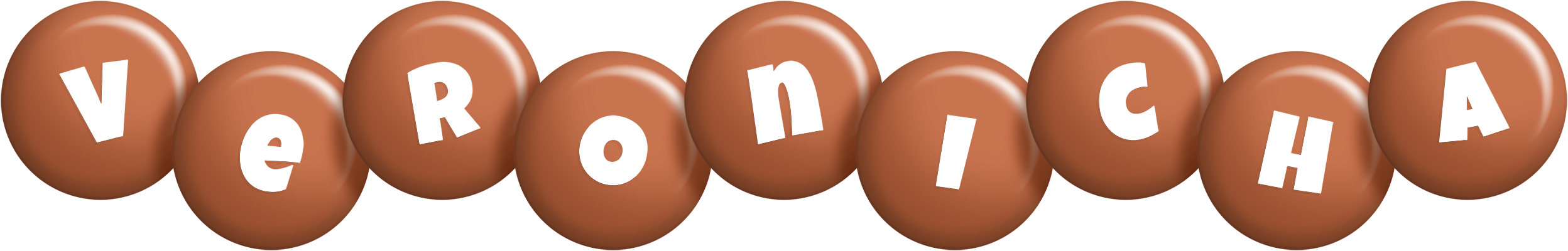 Veronicha candy-brown logo