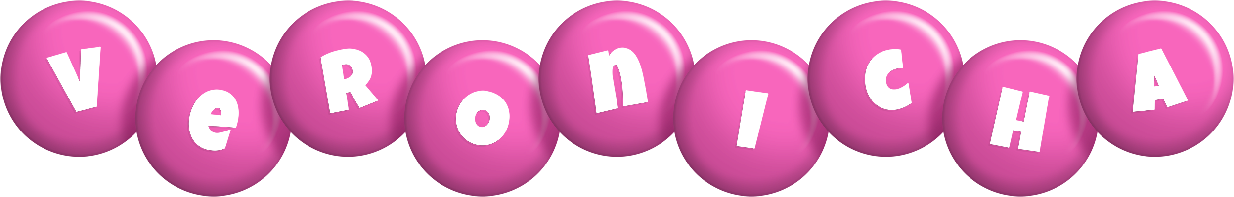 Veronicha candy-pink logo
