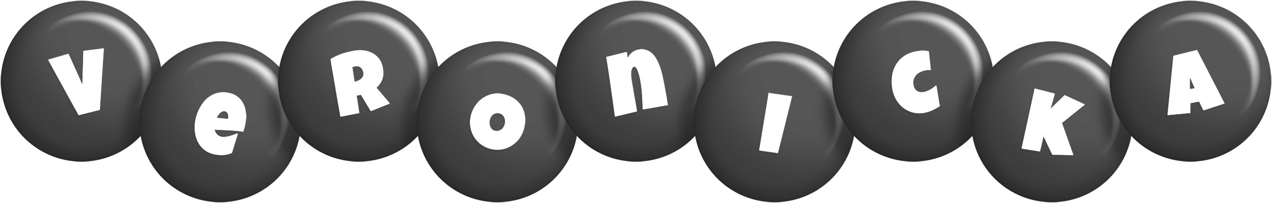 Veronicka candy-black logo
