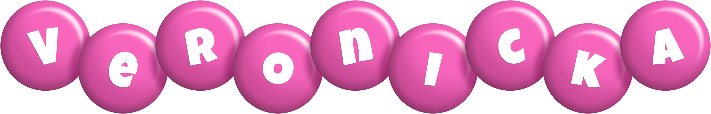 Veronicka candy-pink logo