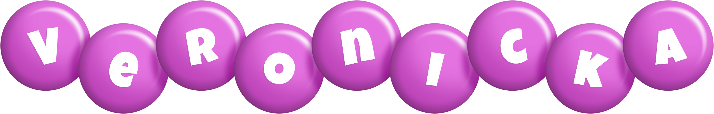 Veronicka candy-purple logo