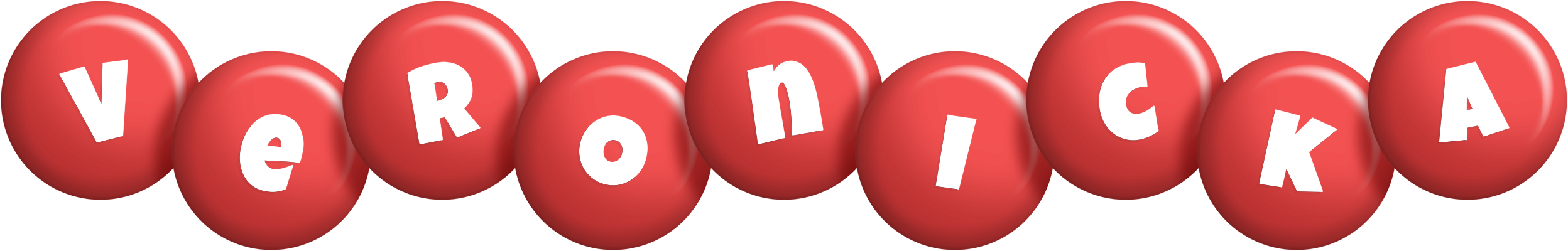 Veronicka candy-red logo