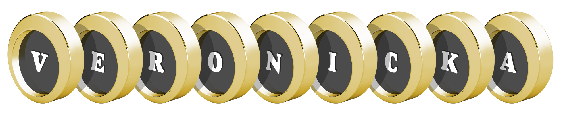 Veronicka gold logo