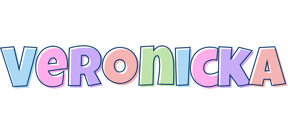 Veronicka pastel logo