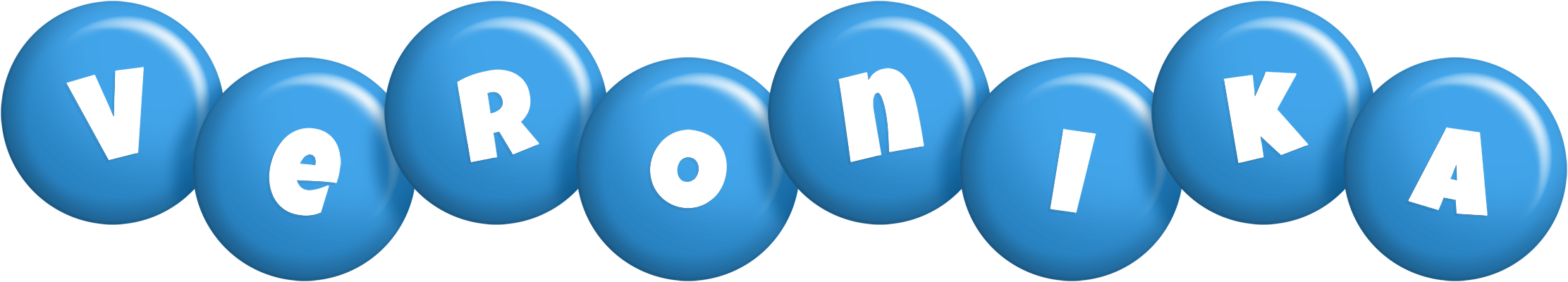 Veronika candy-blue logo