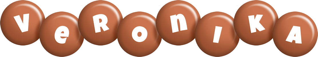Veronika candy-brown logo