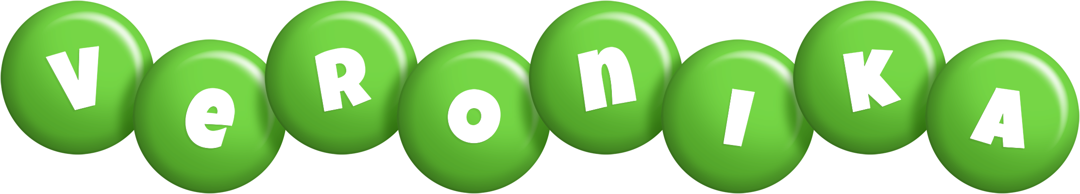 Veronika candy-green logo