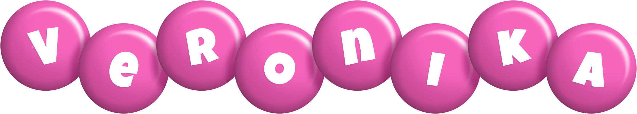 Veronika candy-pink logo