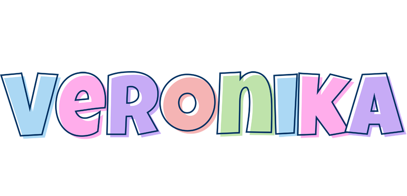 Veronika pastel logo