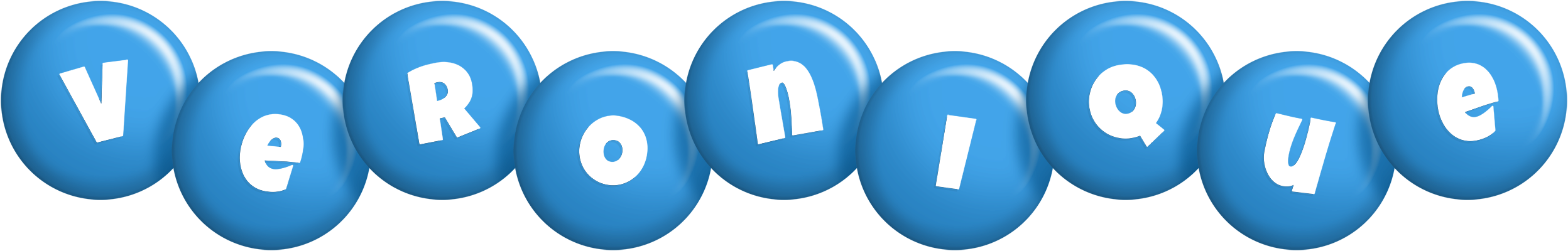 Veronique candy-blue logo