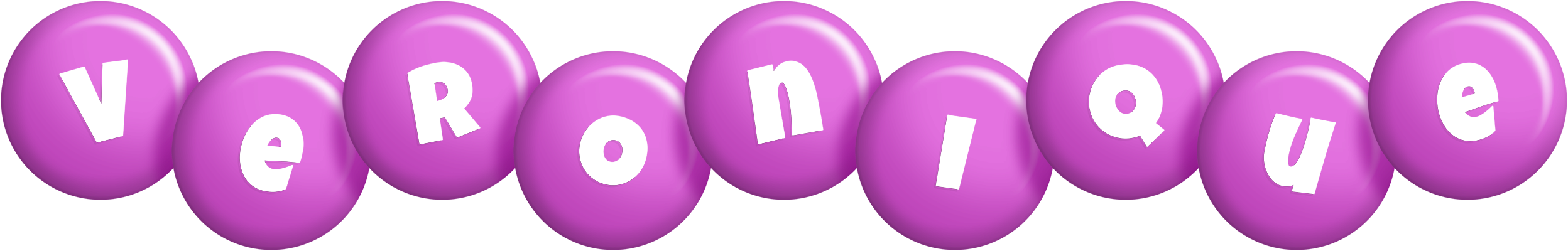 Veronique candy-purple logo