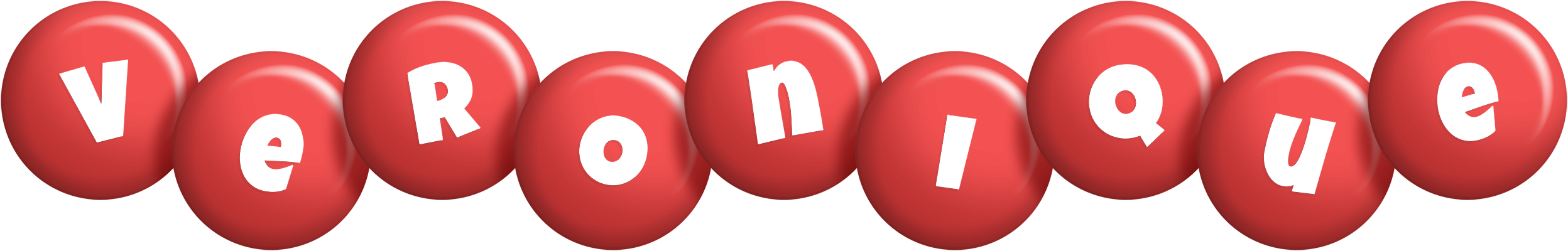 Veronique candy-red logo