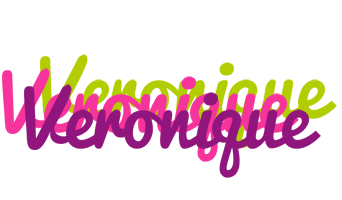 Veronique flowers logo